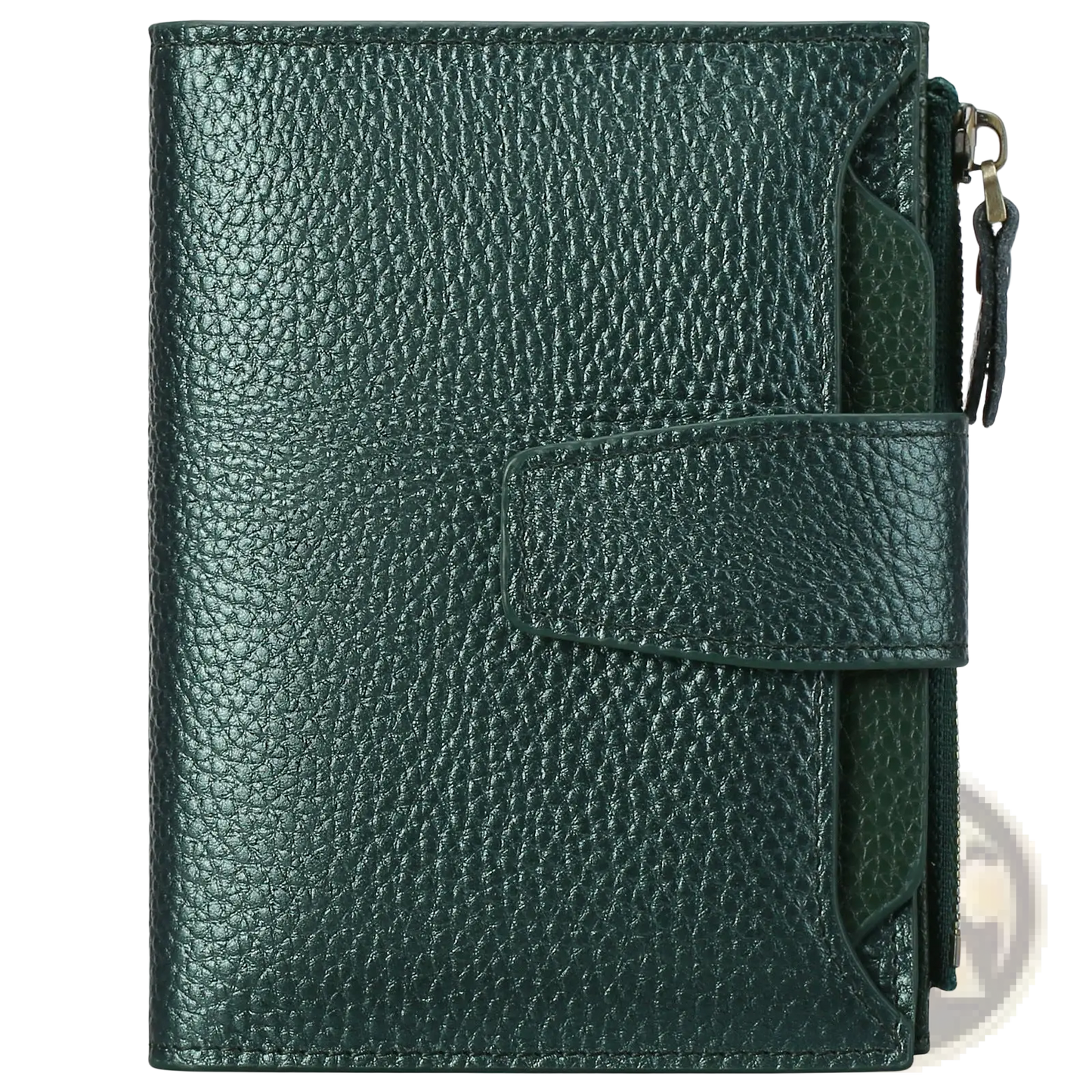 Women's Milled Cowhide Leather Short Wallet