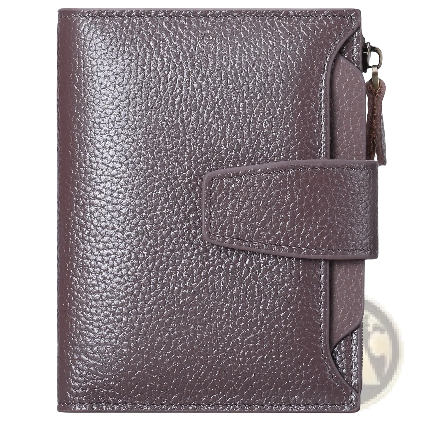 Women's Milled Cowhide Leather Short Wallet