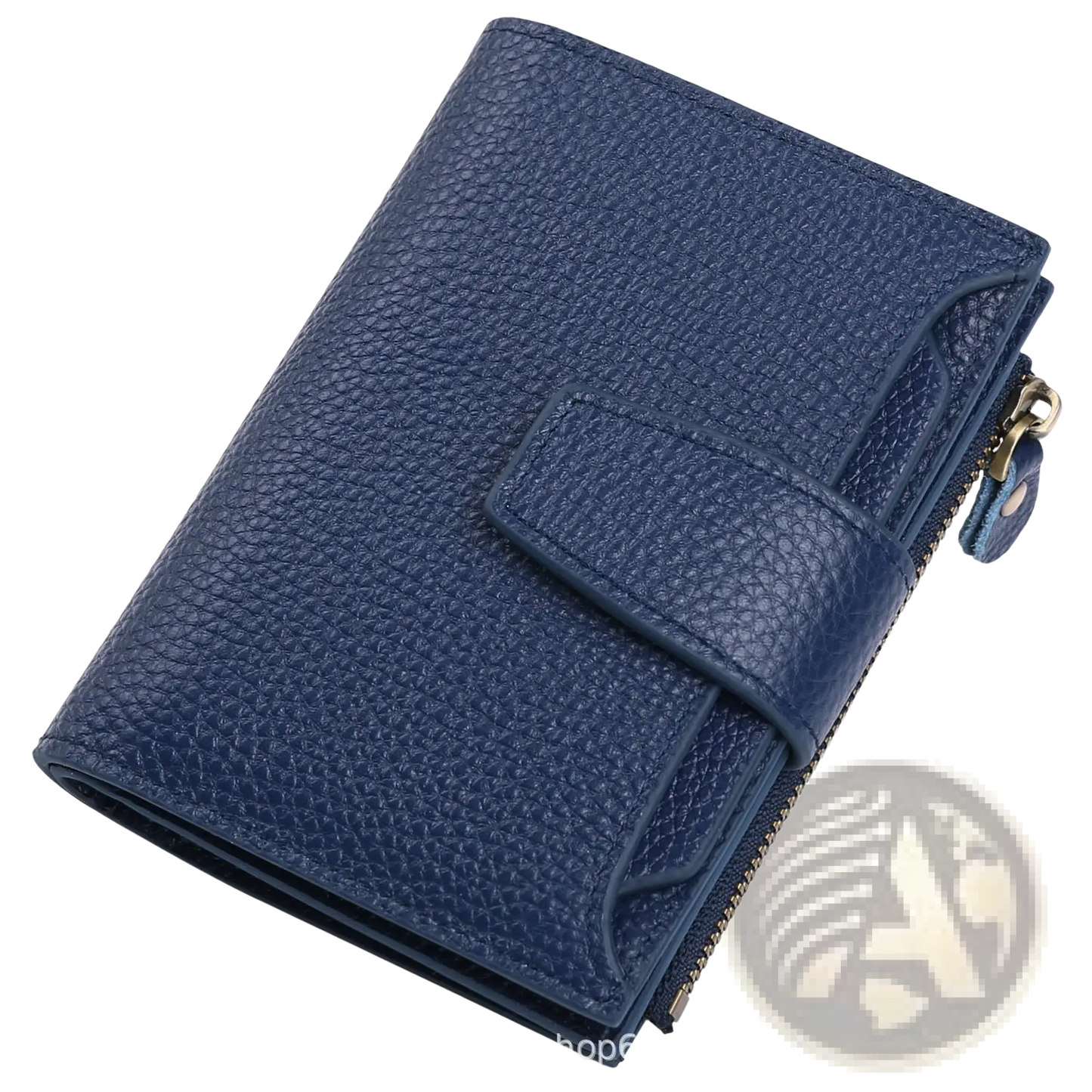 Women's Milled Cowhide Leather Short Wallet