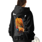 Women's Oversized Graphic Print Art Hoodie