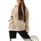 Women's Oversized Graphic Print Art Hoodie