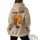 Women's Oversized Graphic Print Art Hoodie