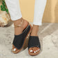 Women's Platform Wedge Summer Slide Sandals