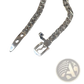 Women's Platinum Plated Stainless Steel Buckle Chain Bracelet