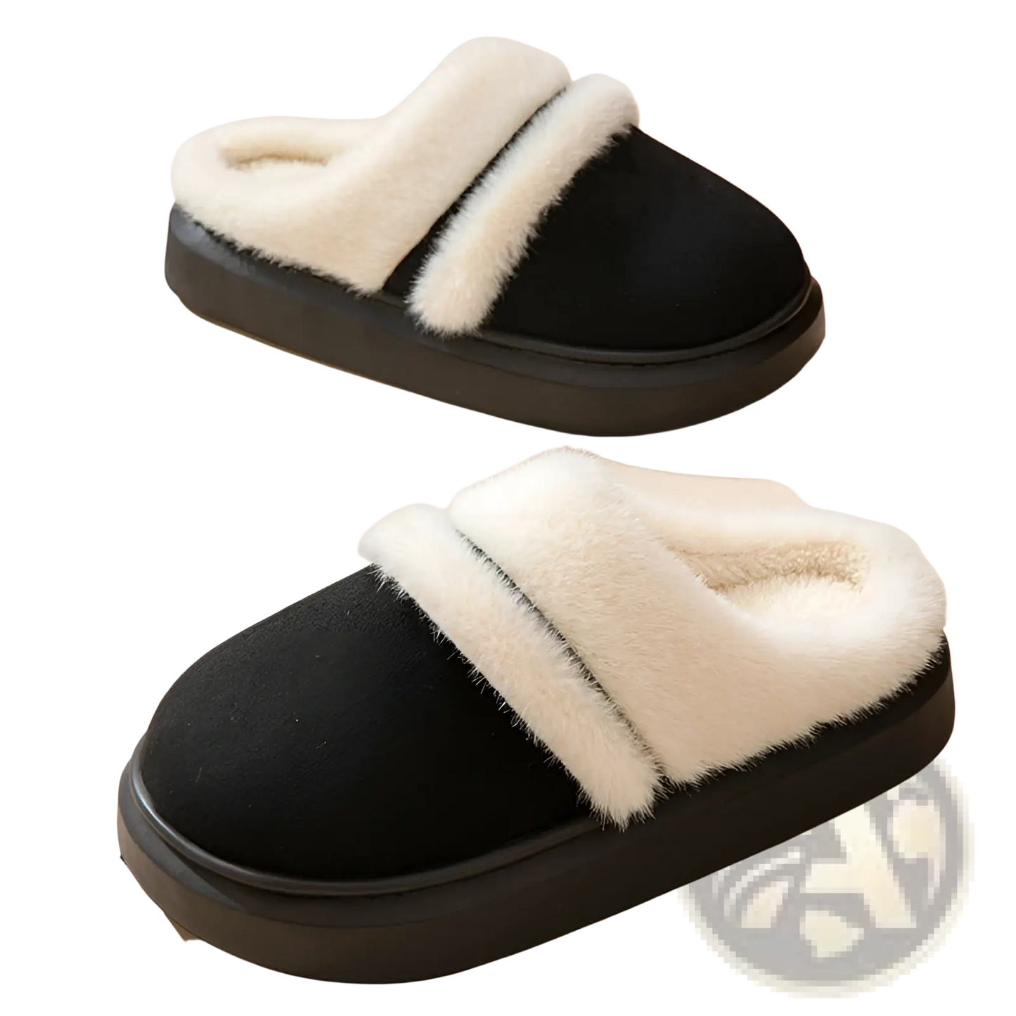 Women's Plush Suede Thick Sole Winter House Slippers