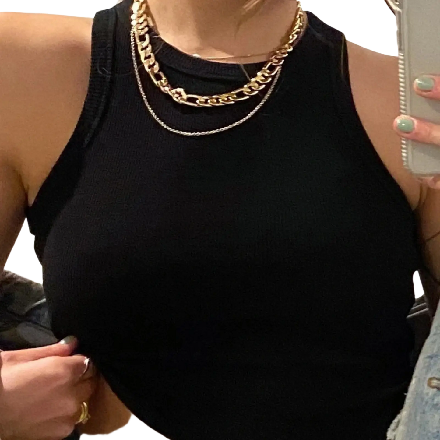 Women's Ribbed Sleeveless Slim Fit Crop Top