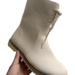 Women's Shearling Lined Leather Martin Boots