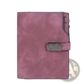 Women's Short Faux Leather Multi Slot Wallet