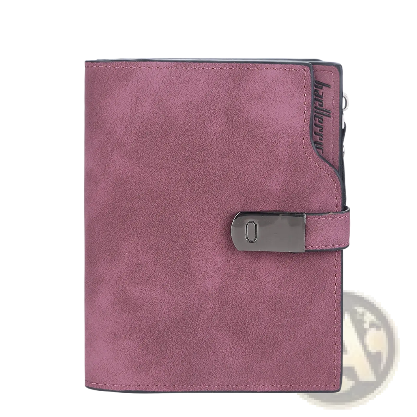Women's Short Faux Leather Multi Slot Wallet