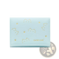 Women's Small Cat Print Folding Leather Wallet