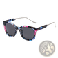 Women's Square Polarized Tortoiseshell Fashion Sunglasses