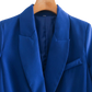 Women's Tailored Double Breasted Longline Blazer Coat