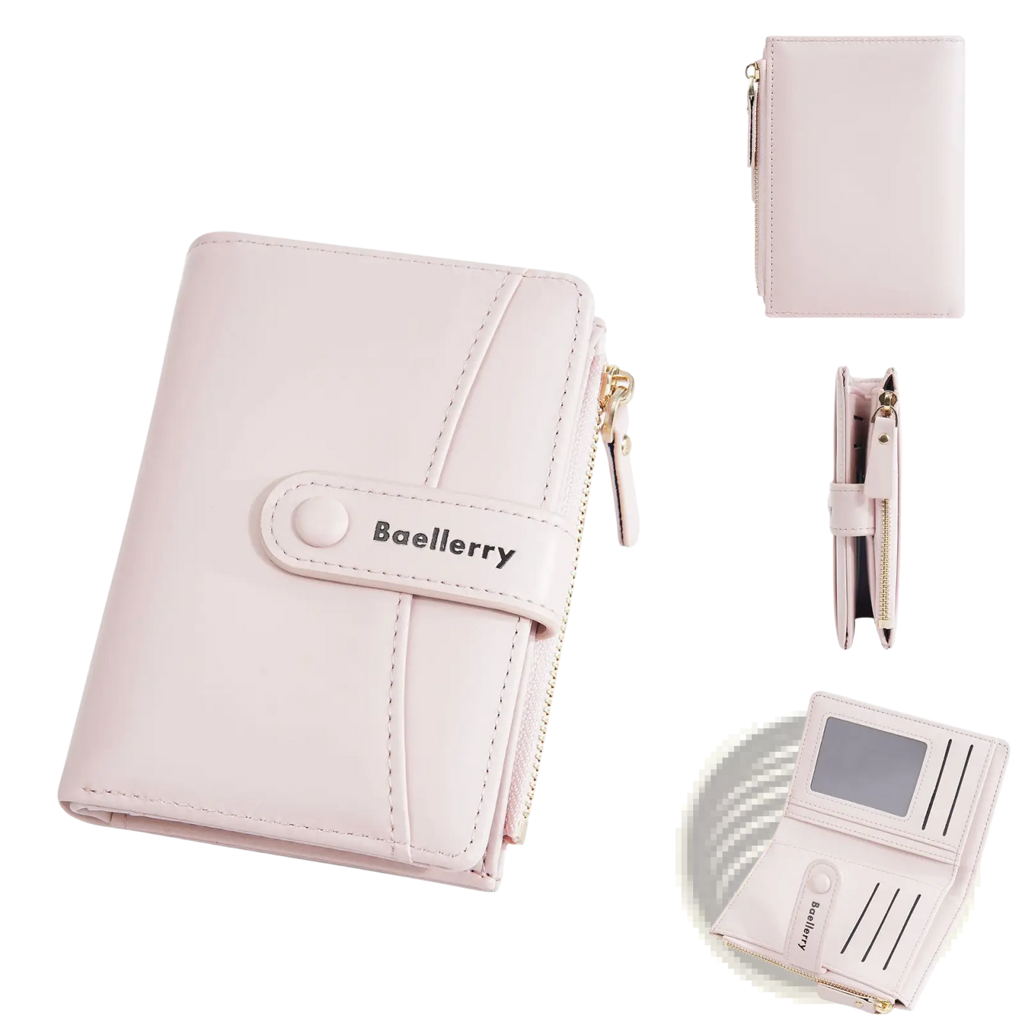Women's Wallet Baellerry Pu Leather Short Purse