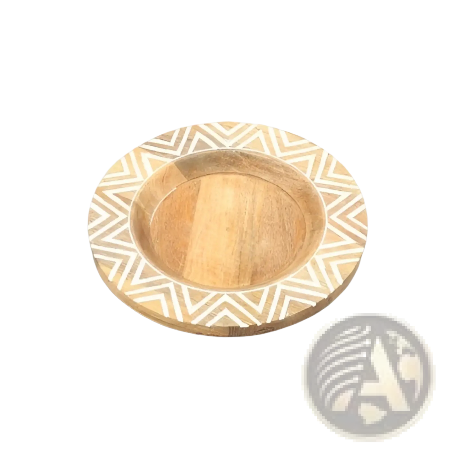 Handcrafted 13 Wood Charger Plate   Wooden Dinning Placemat Artisan Wood Tableware