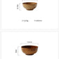 Handcrafted Japanese Style Natural Wooden Bowl