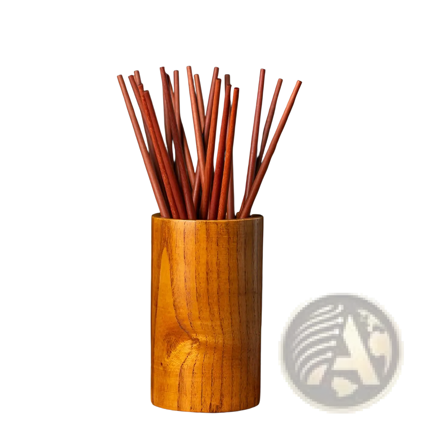 Wooden Chopsticks Set with Gold Tips 5 Pair Gift Box