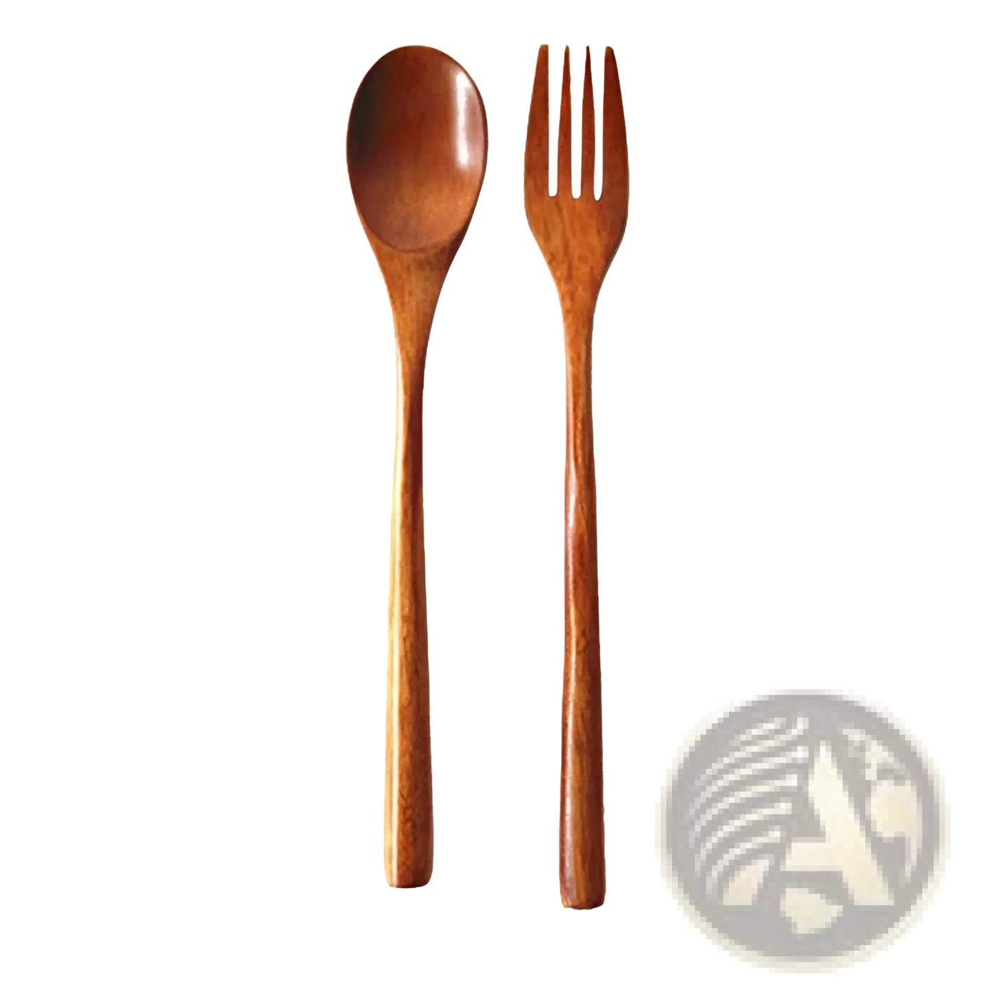 Wooden Spoon and Fork Set Kitchen Utensil Tools 9 Pack