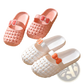 Woven Bow Slippers Summer Pvc Beach Slide Sandals
