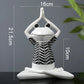 Patterned Yoga Frog Zen Meditation Figurine
