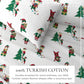 Turkish Cotton Christmas Flannel Sheet - Whittaker Collection