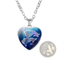 Zodiac Celestial Heart Pendant Galaxy Constellation Necklace