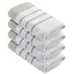 Decorative Cotton Stripe Bath Towel Set - Noelle Collection