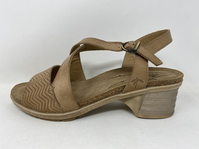 Dromedaris Women's Sienna Sandals Sand Size 42 EU