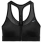 Brooks Women's FastForward Zip Sports Bra Black