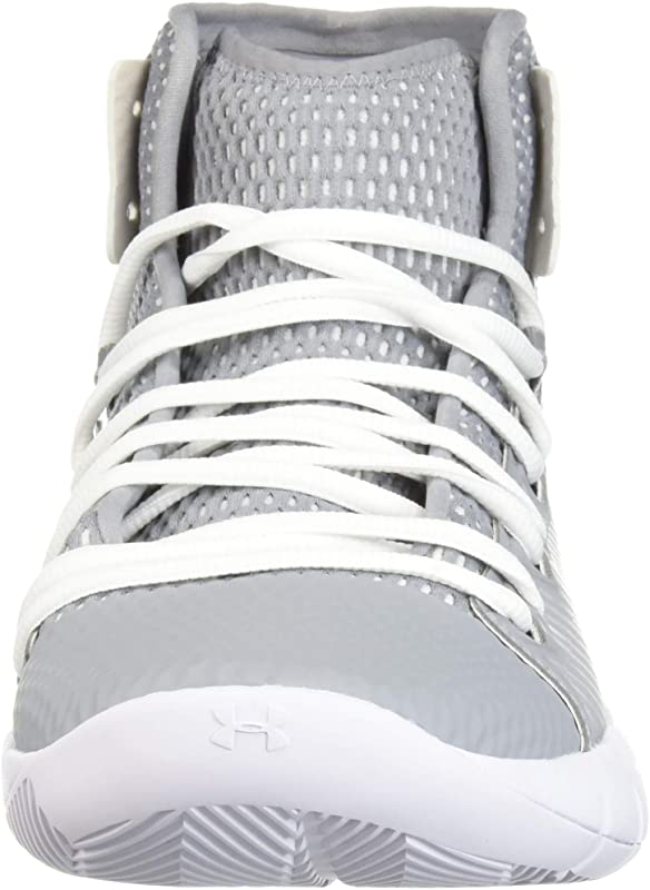 Under Armour Men's HOVR Havoc Basketball Shoes Steel/White