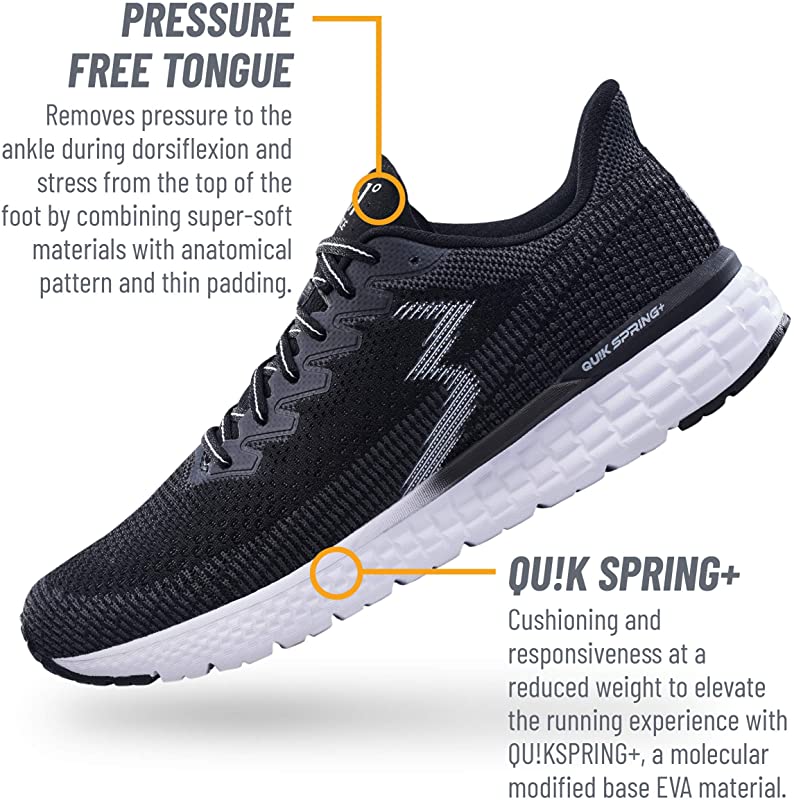 361 Degrees Women?s Fierce Running Shoes Black Size 6 B(M) US